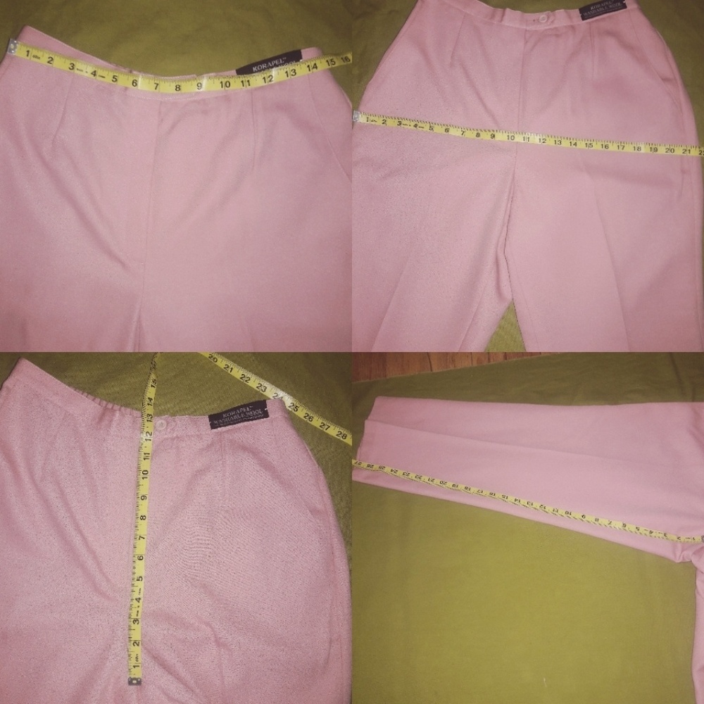 New Millennial Pink Pants Trousers Vintage Vtg